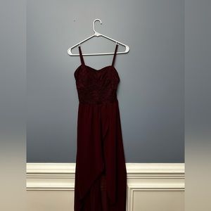 Burgundy Formal Dress